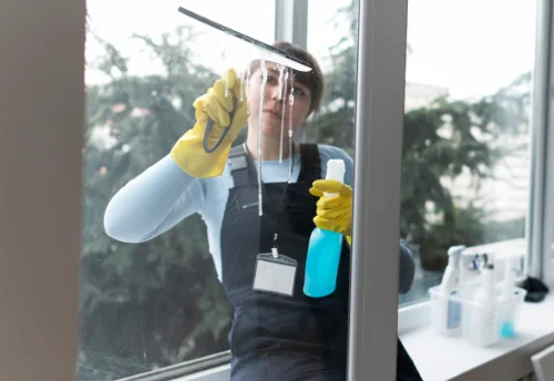 Nettoyage de vitres intérieures et extérieures à Plouider